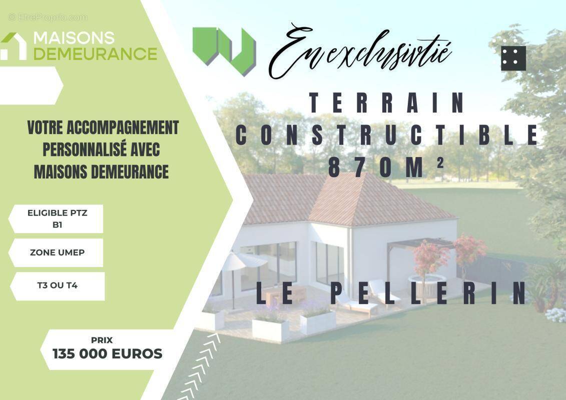 Terrain à LE PELLERIN
