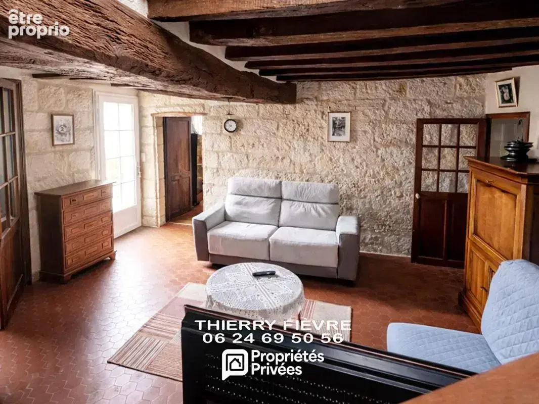 A vendre - coeur de village chouzé sur loire maison 6 pièces 130 m2  terrasse  jardin cave - photo 3