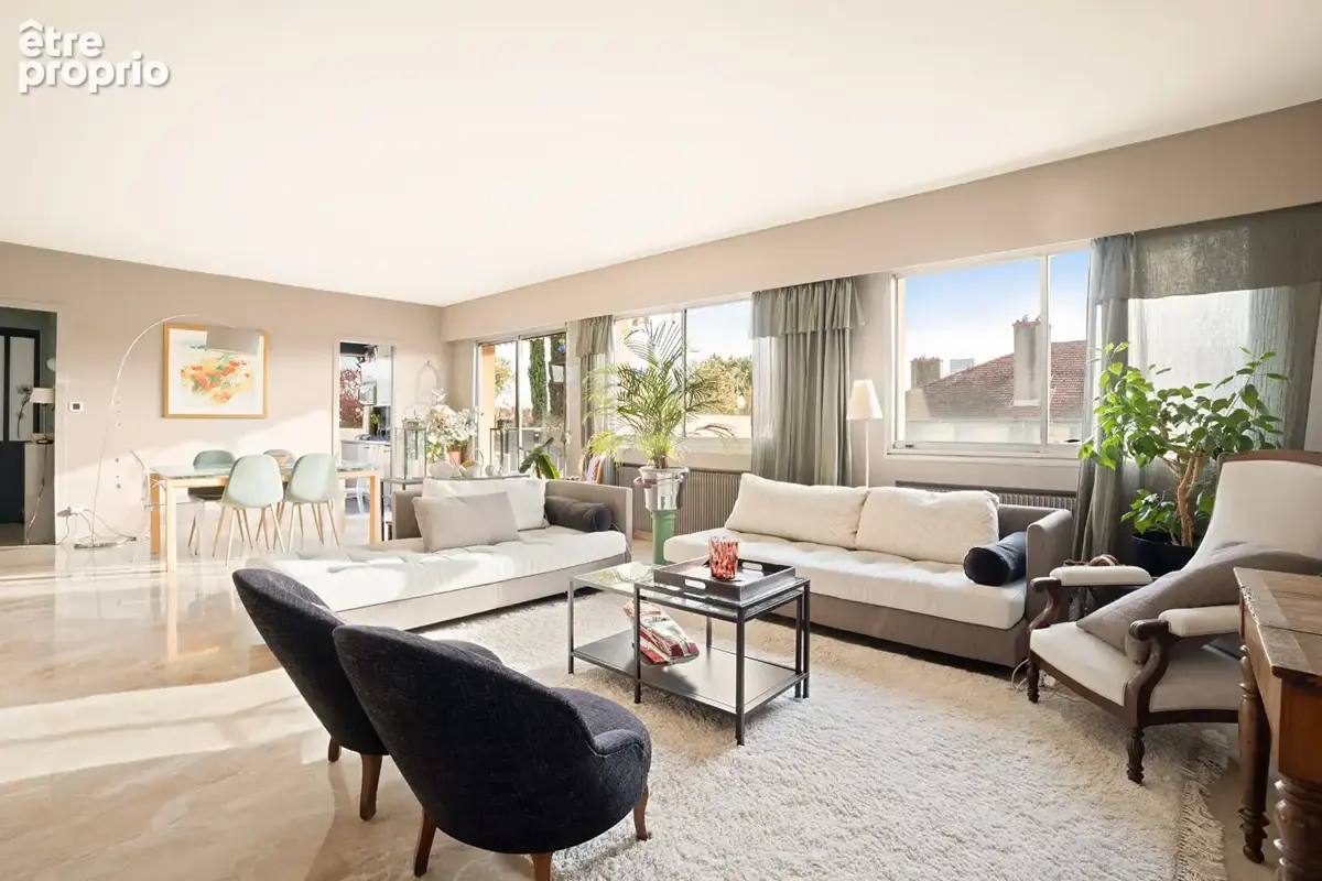 Lyon 6, dernier etage, duplex, 122.01m² + terrasse 75.28 m² - photo 2