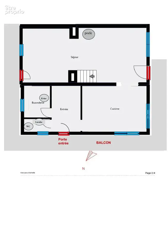 A vendre sur 2,4 ha en pleine nature 1 Chalet Rénové + 1 ancien chalet à réhabiliter - photo 23