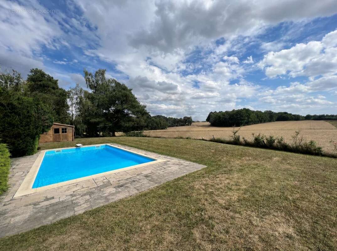 Longère avec piscine chauffée, grange et vaste terrain à Chevry-en-Sereine - photo 2