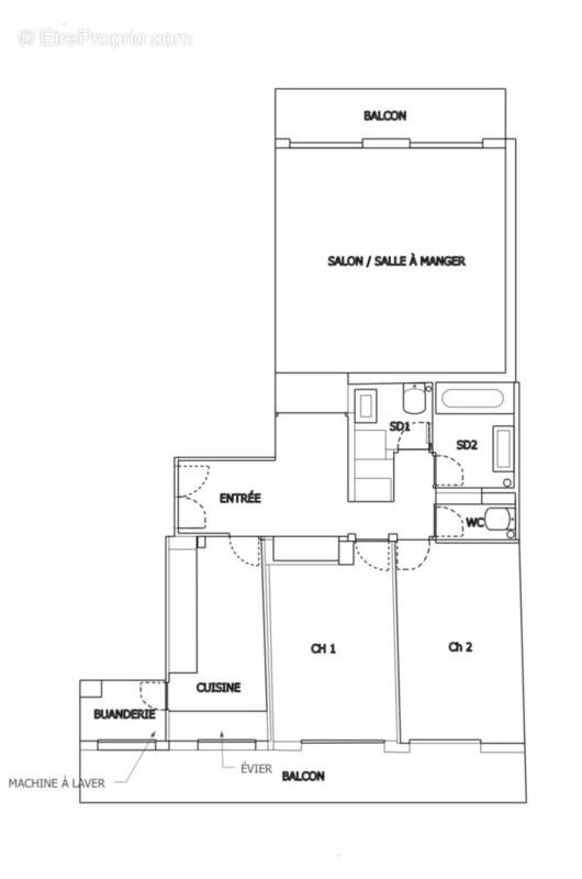Appartement à BOULOGNE-BILLANCOURT