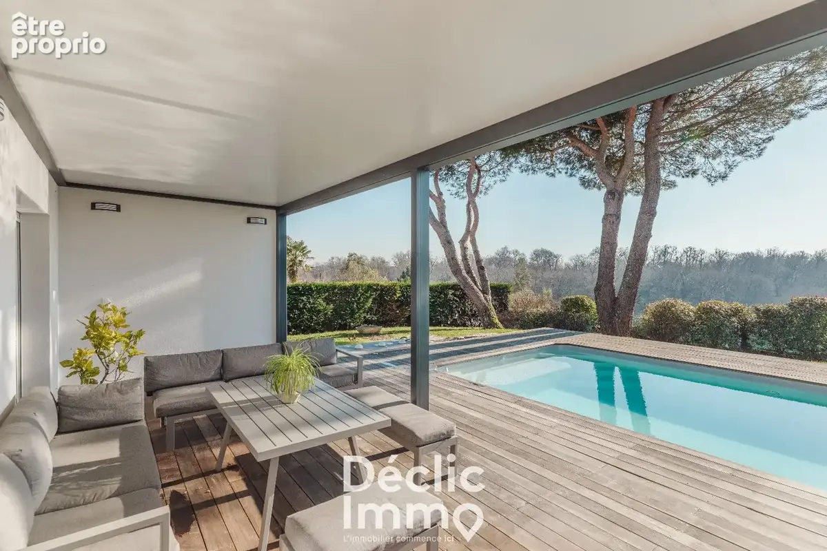 À vendre maison contemporaine 5 chambres, piscine et un T2 indépendant à Bouliac - photo 14