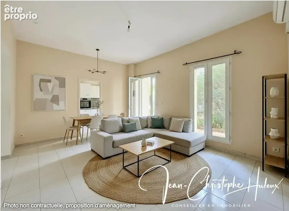 Appartement Nimes 3 pièce(s) 55 m2 loué av terrasse et jardin - photo 5