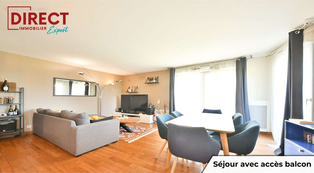 Appartement 3p + balcon + parking - photo 3