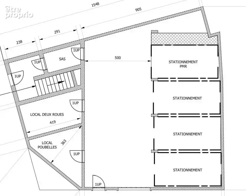 Drancy - centre ville - terrain a batir immeuble r+2 - 3 appartements de type t3 - photo 3