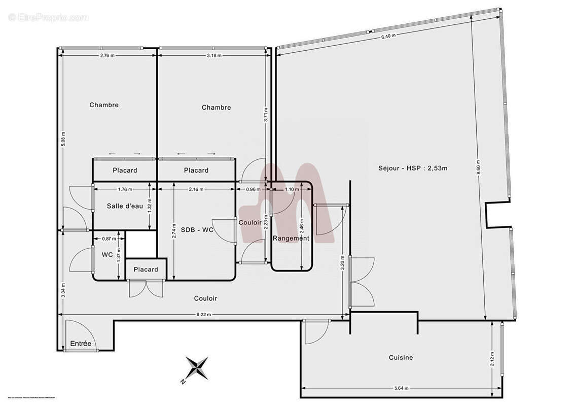 Appartement à PARIS-15E