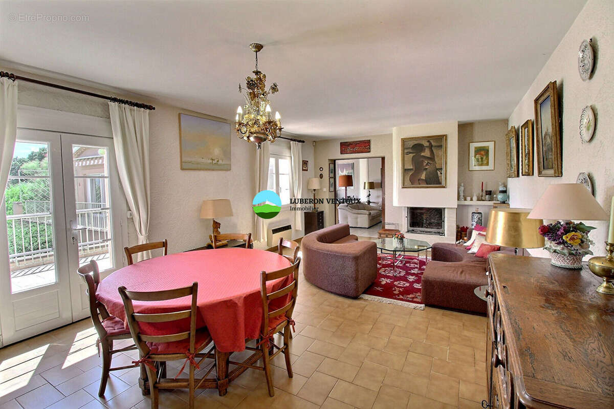 Grande maison proche Bédoin, vue, jardin et piscine - photo 12