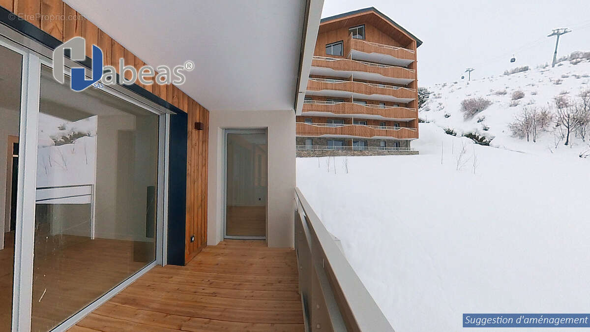T3 avec 1 chambre plus 2 cabines , 63.71m², Balcon 5,58m², Casier à Ski, cellier - photo 20