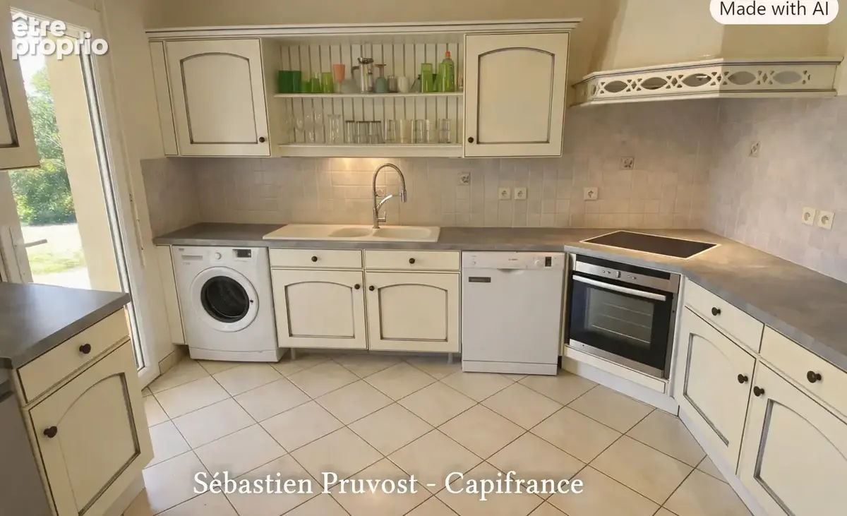 Maison Plain-pied 113.5m2+21.5m2 avec un gîte à vendre 4 pièces BRANTOME (24) - Garage, piscine chauffée 11x5 avec sa plage et c - photo 7