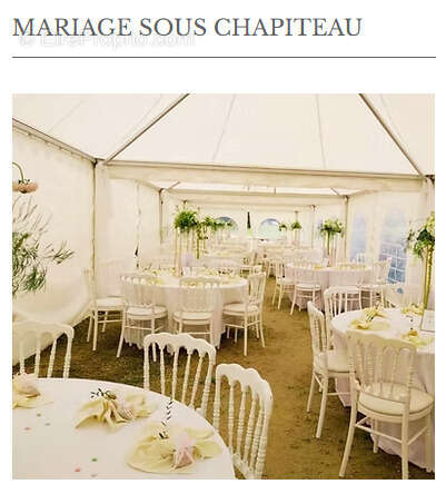 Domaine evenementiels mariages anniversaires cousinade - photo 16