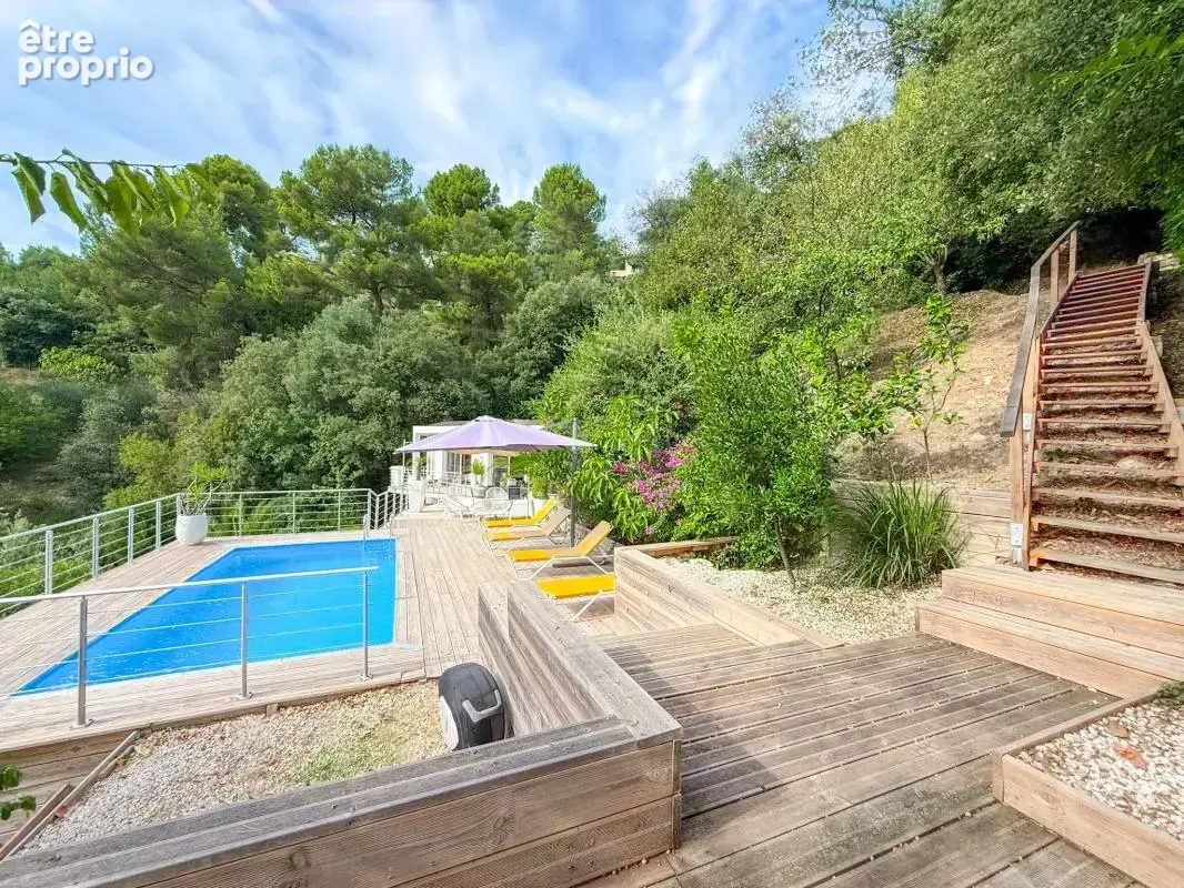 Villa californienne, dépendance, piscine et vue panoramique - photo 23