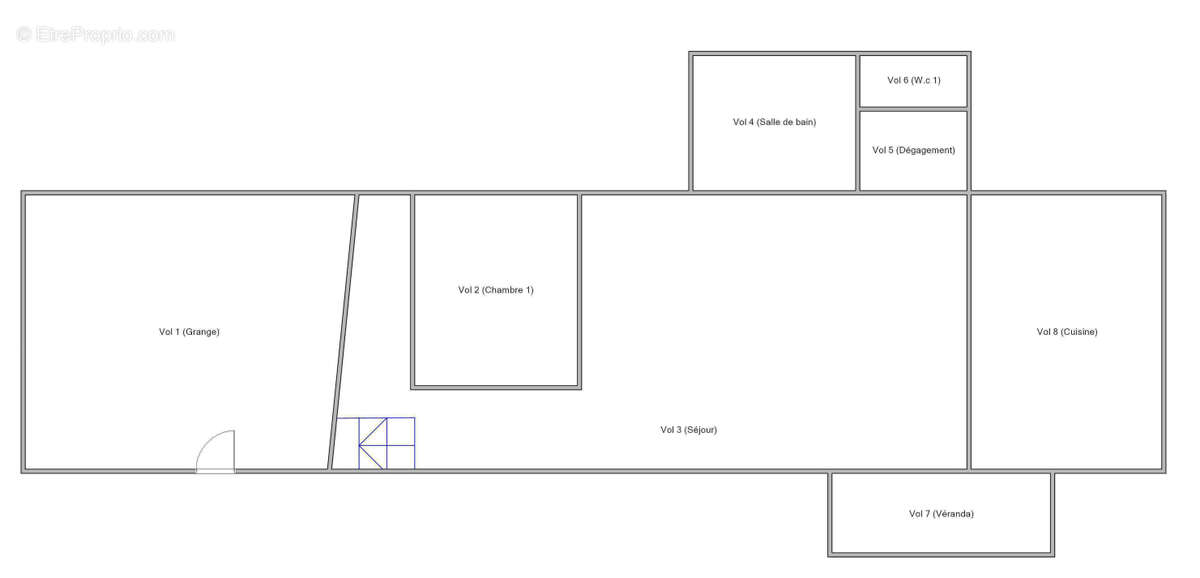 Maison à CLEDEN-POHER