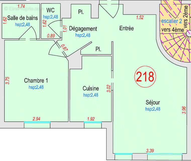 Appartement à MELUN