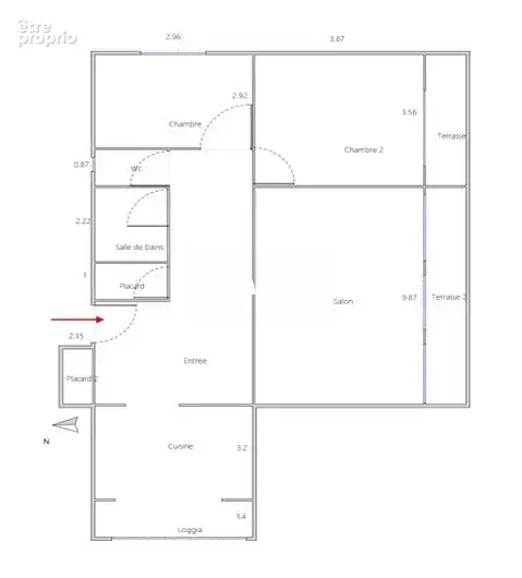 Appartement 87 m² à Marseille-5e  - photo 2