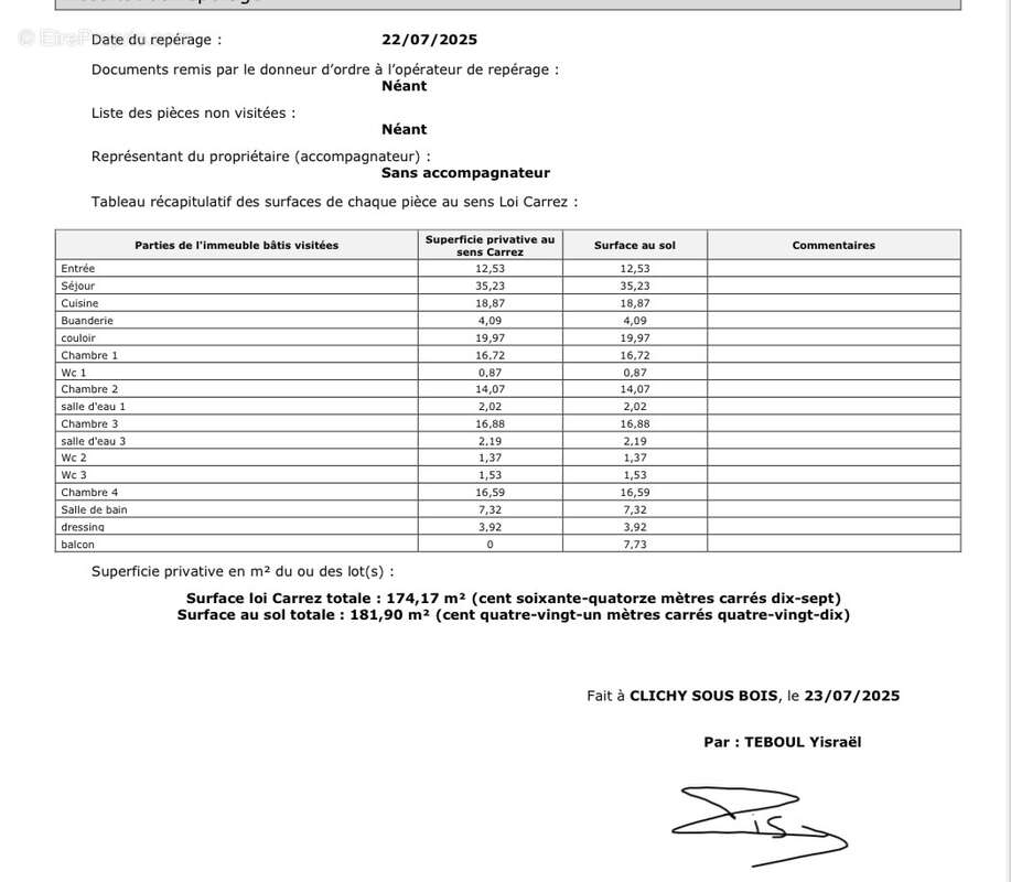 Appartement à PARIS-17E