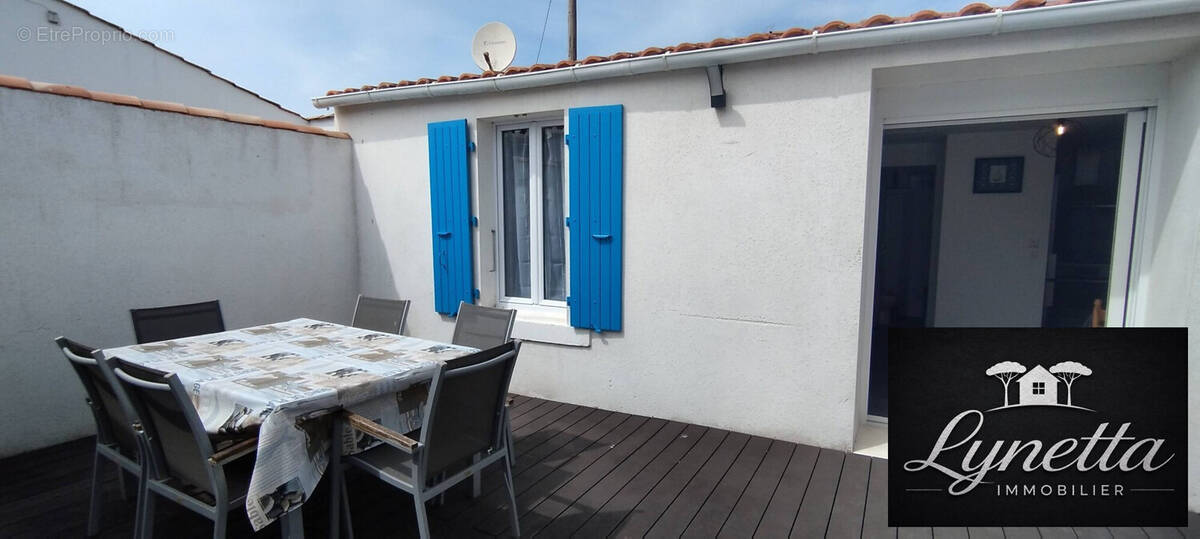 terrasse - Maison à SAINT-GEORGES-D'OLERON