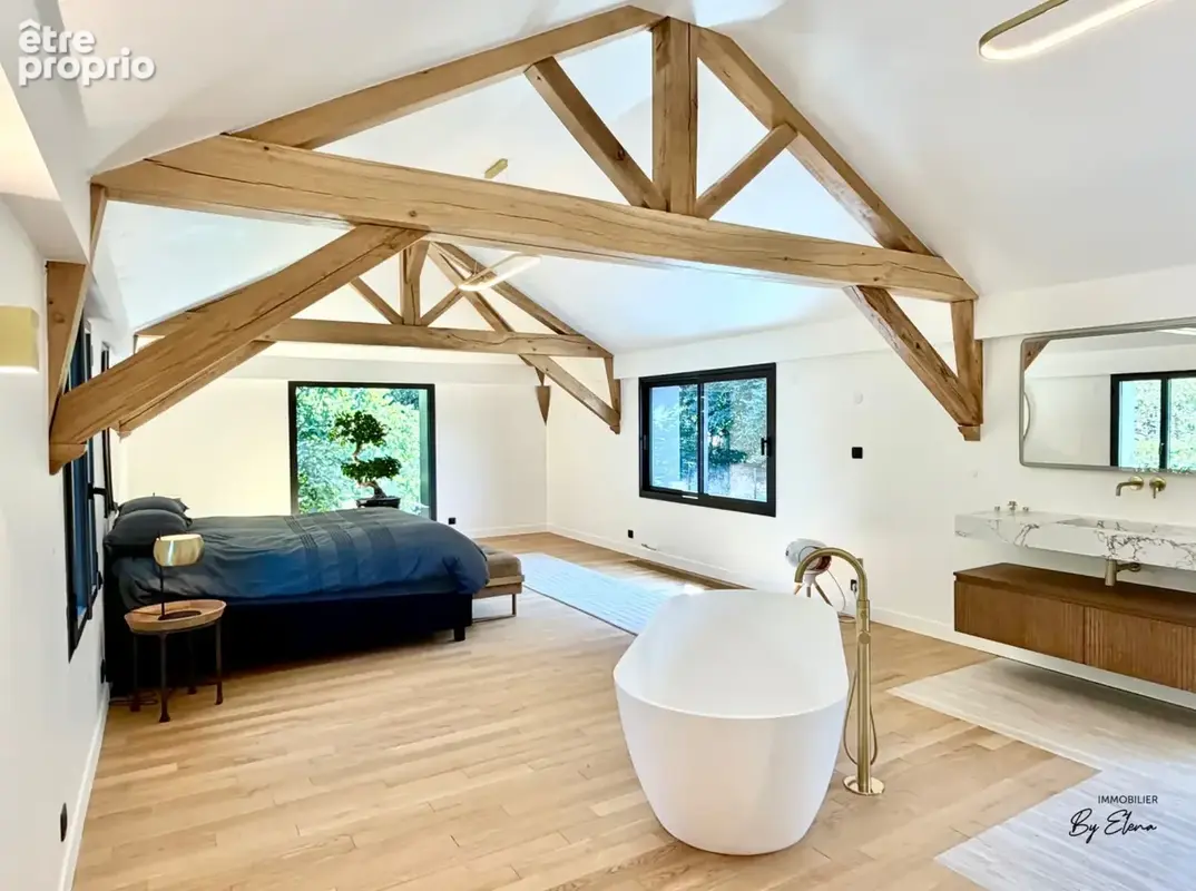 Villa d’architecte rénovée–20 min de Paris-face au parc du Château–Prestations haut de gamme - photo 4