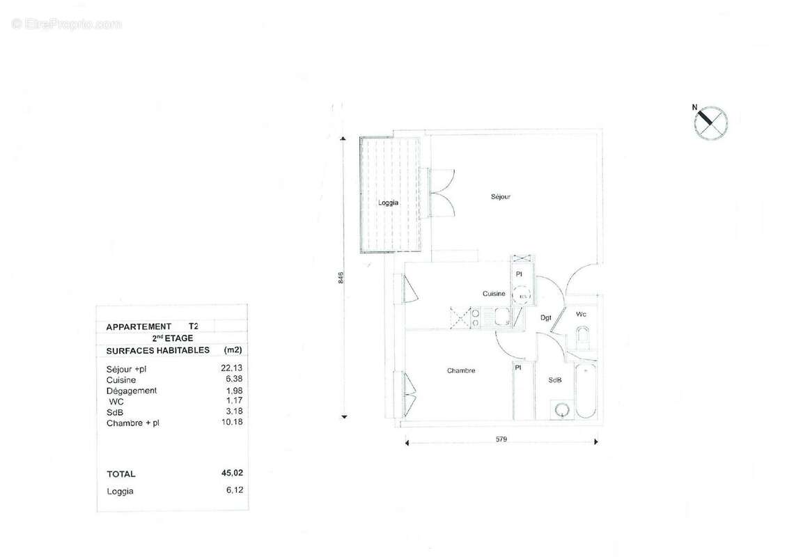 Appartement à TOURNEFEUILLE