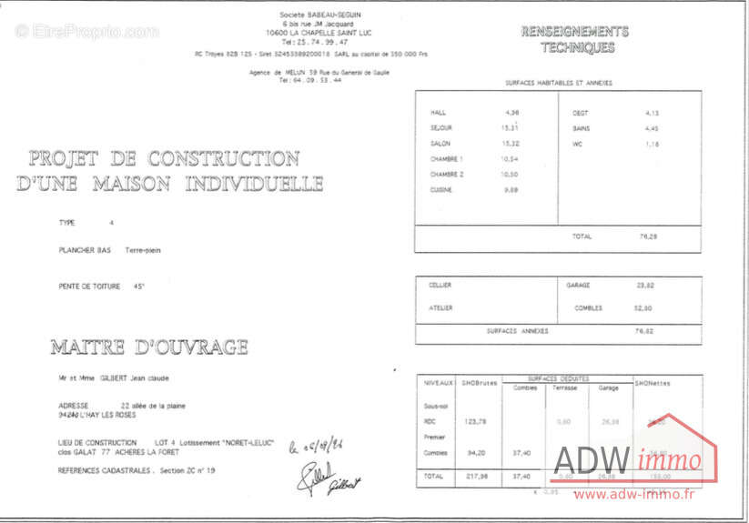 Maison à ACHERES-LA-FORET
