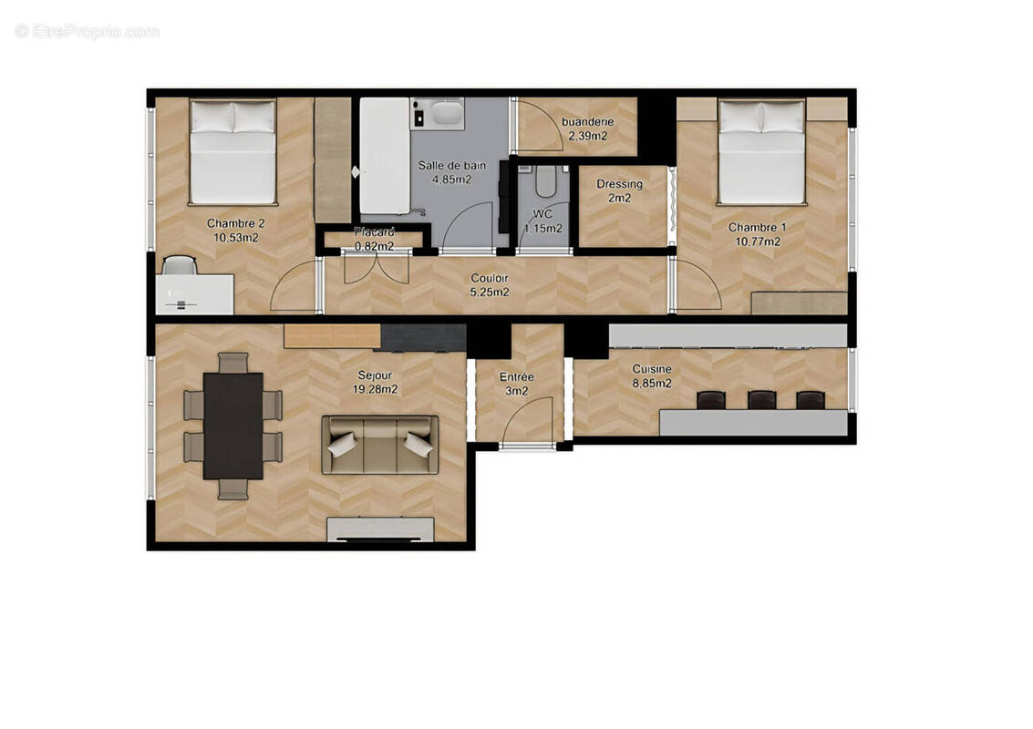 Appartement à RUEIL-MALMAISON