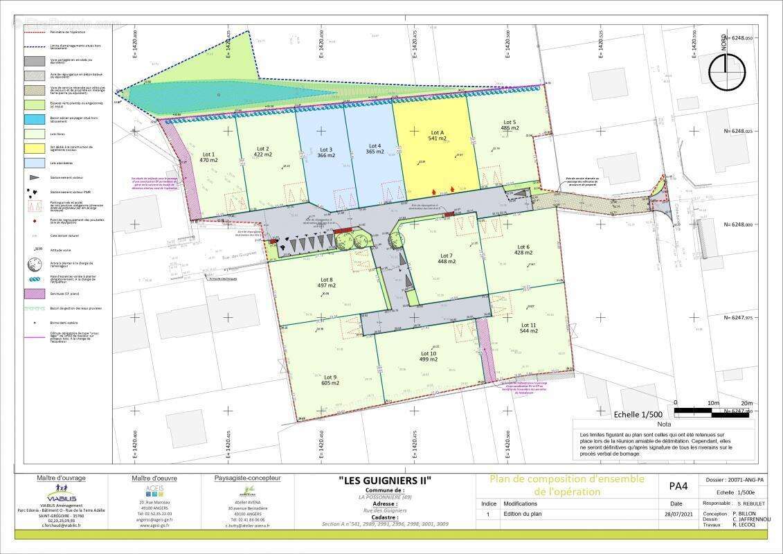 Terrain à LA POSSONNIERE