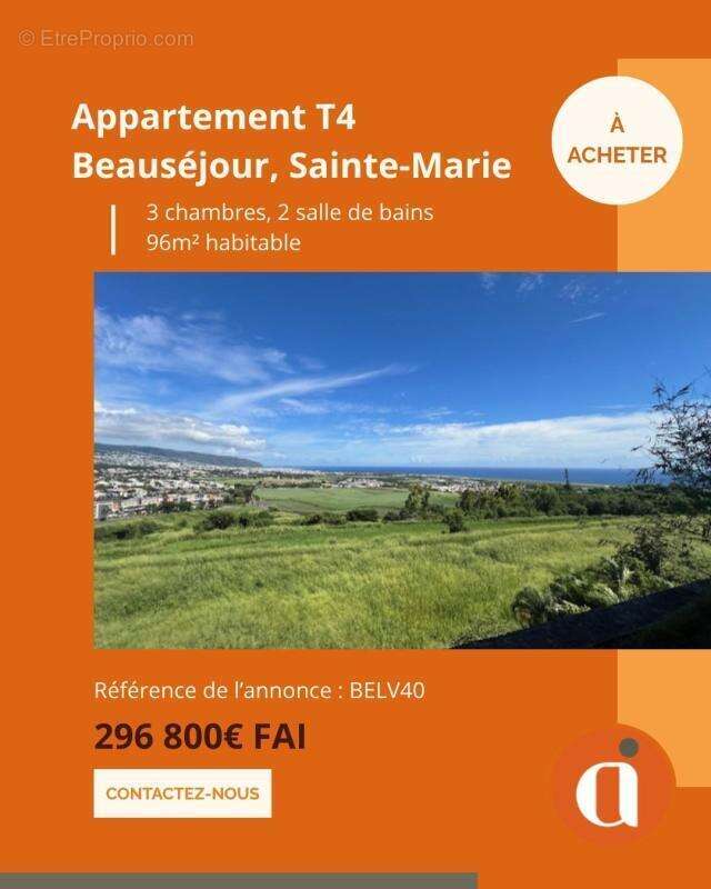 Appartement à SAINTE-MARIE