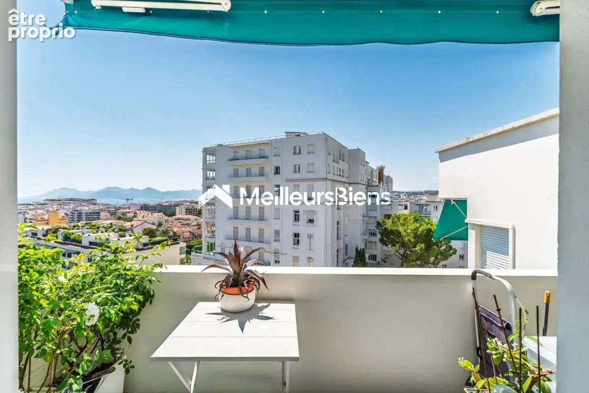 Cannes bas Montfleury : Duplex en penthouse avec grand roof-top et très belle vue mer - photo 15