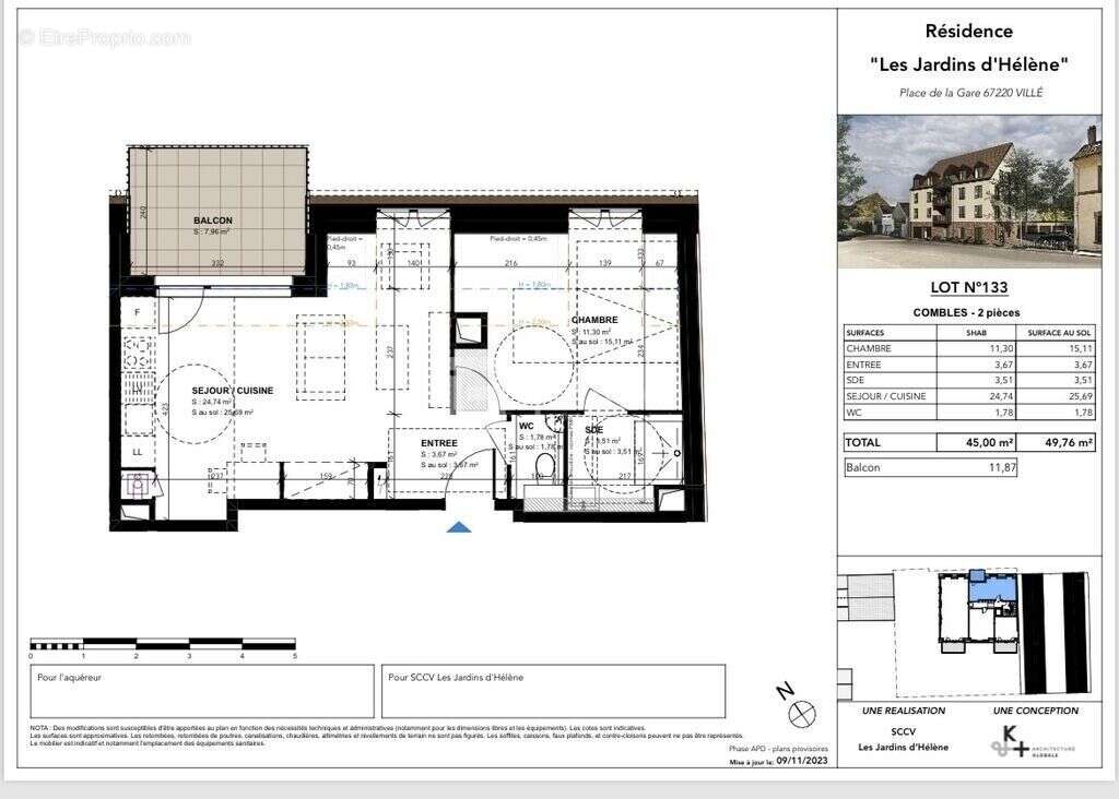 Appartement à VILLE