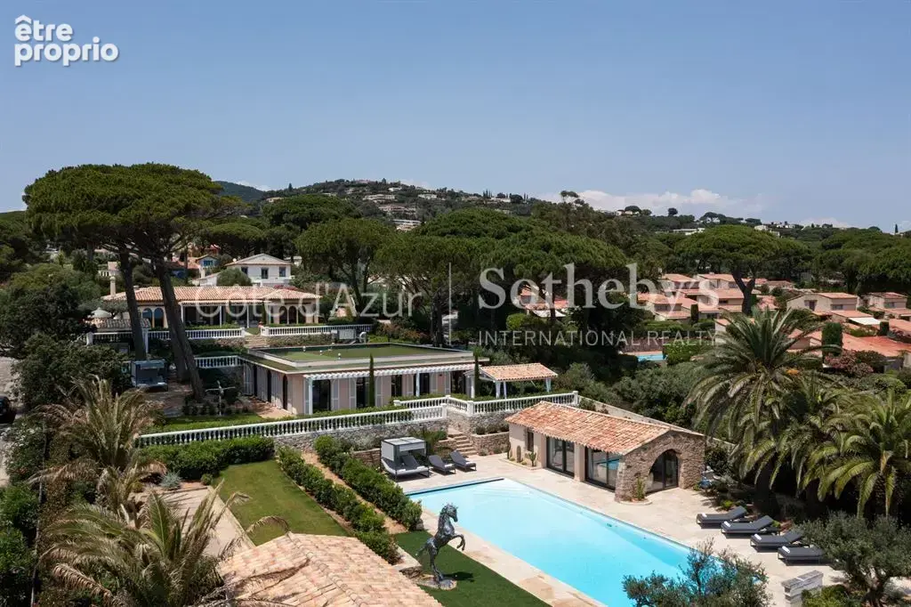 Golfe Saint-Tropez propriété vue mer 2 villas 2 piscines, confidentiel - photo 3