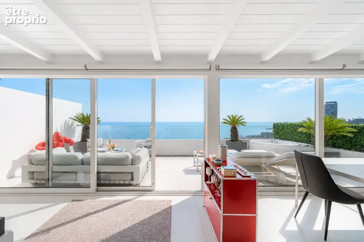 Roquebrune-cap-martin   duplex d’exception avec terrasse panoramique & vue mer - photo 4