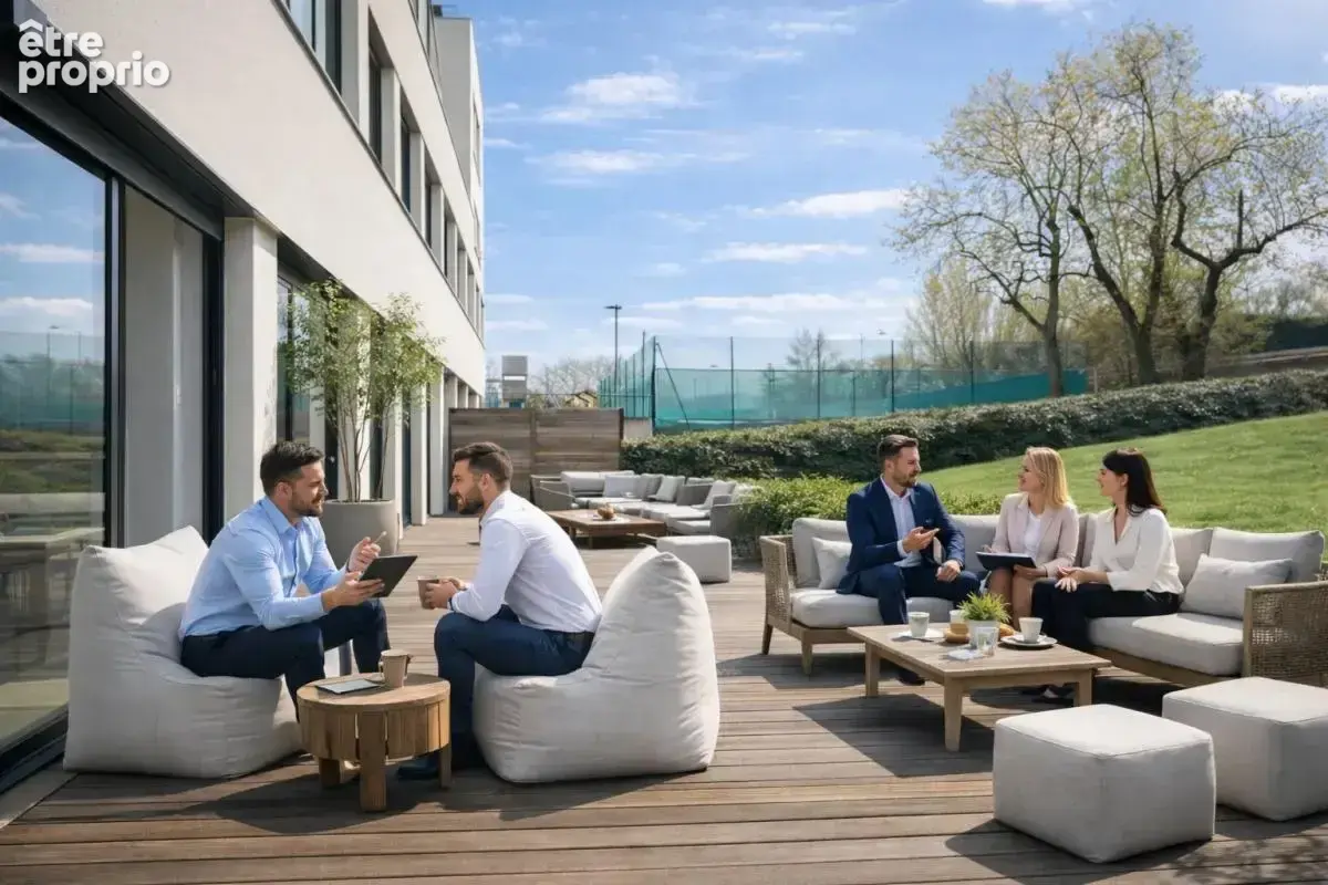 « 699 m² + terrasse + jardin + 15 parkings » - photo 2
