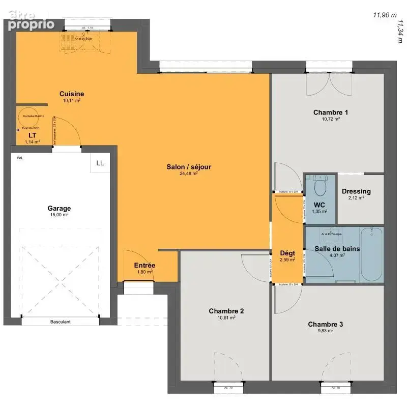 Maison 5 pièces 79 m2 - photo 3