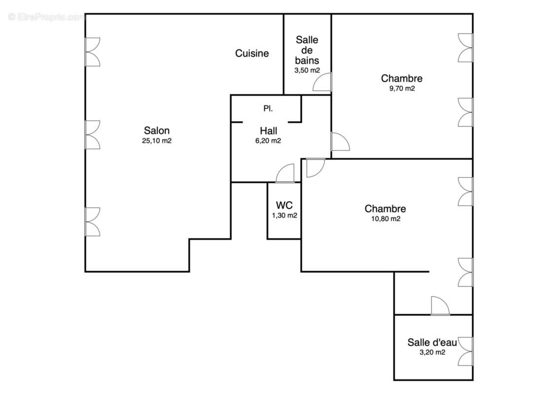 Appartement à MARSEILLE-2E