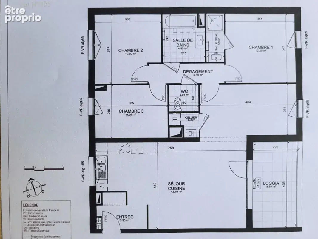 Marcq En Baroeul  Appartement T4 - photo 17
