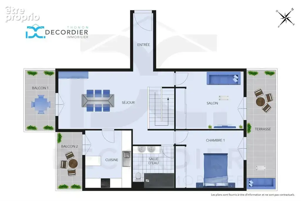 Thonon-les-bains appartement t5 - 139 m² - photo 2