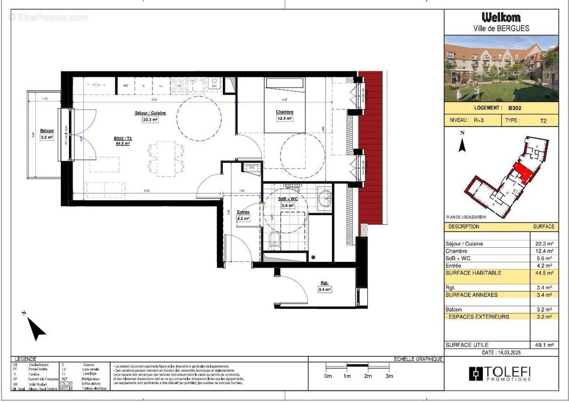 Appartement à BERGUES