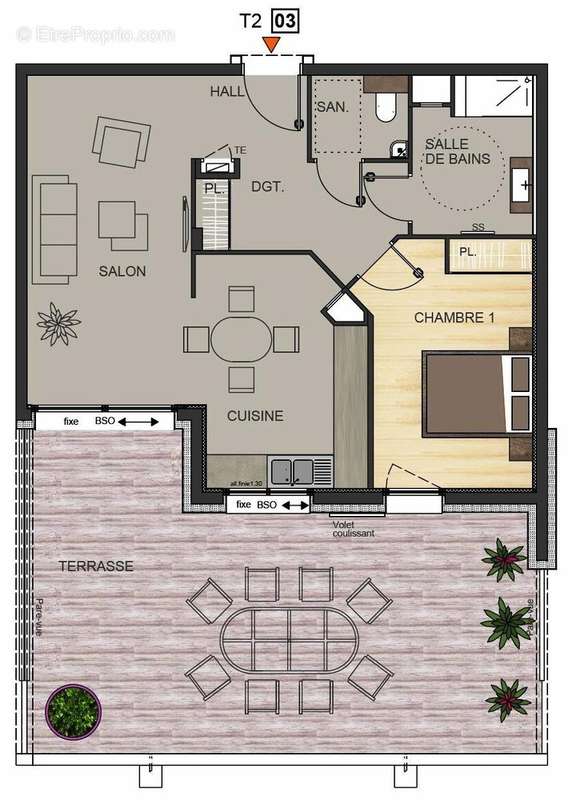 Appartement à ALBERTVILLE