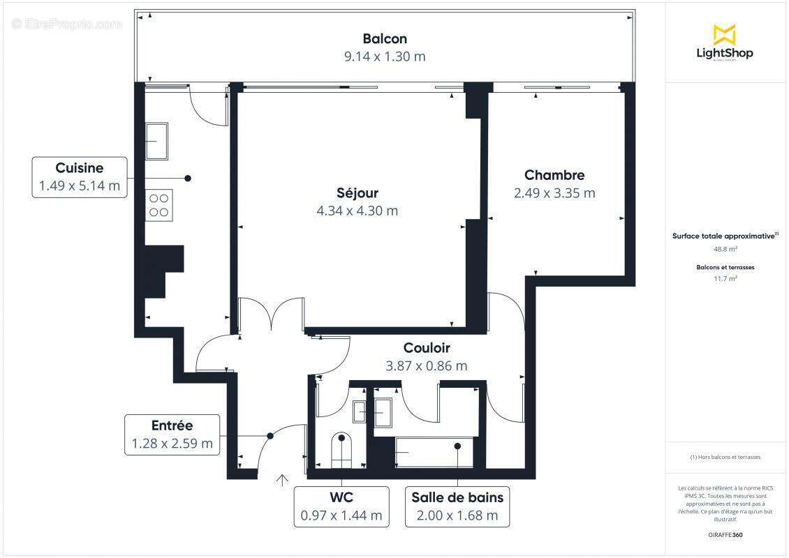 Appartement à PARIS-15E