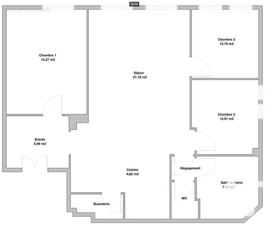 Appartement à PARIS-15E