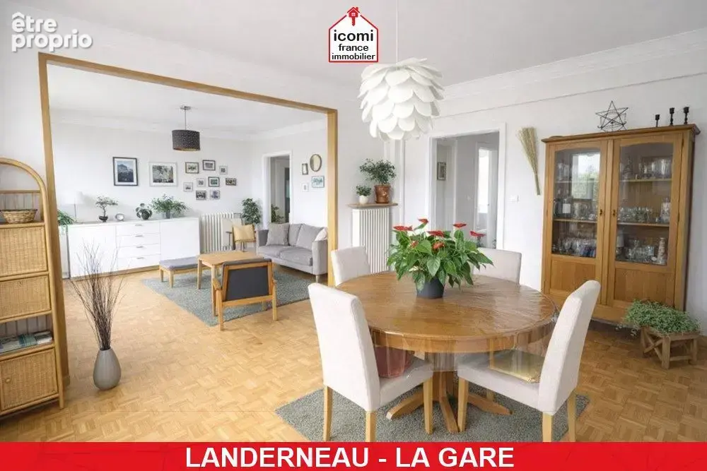 Landerneau - a vendre - appartement - t4 - 2 chambres - possible 3 - aucuns travaux - renovation recente - dpe d - photo 2
