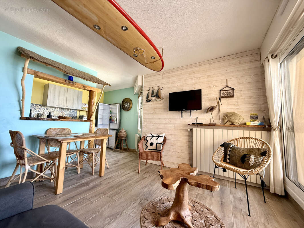 T1 bis de 37 m2 avec balcon, vue mer - photo 4