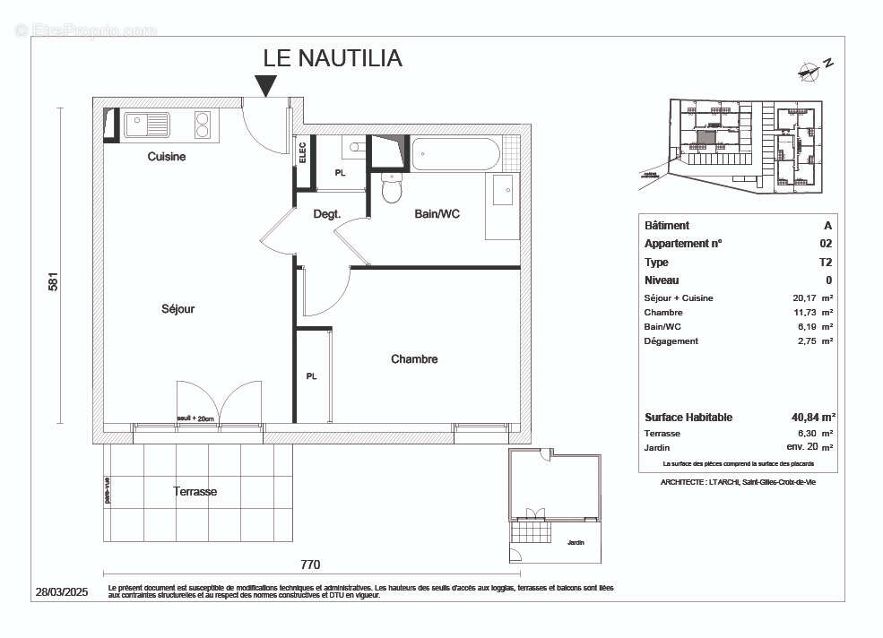 Appartement à SAINT-GILLES-CROIX-DE-VIE