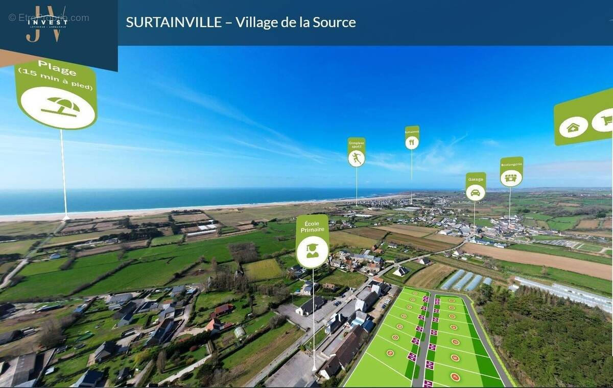 Terrain à SURTAINVILLE