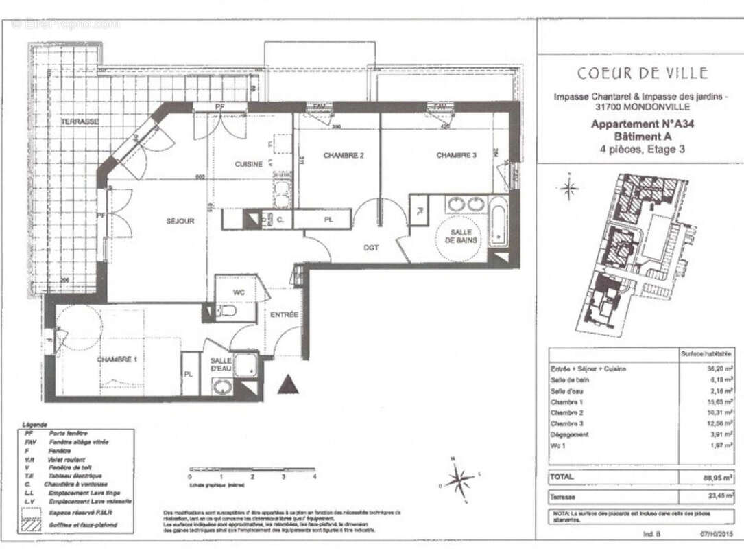 Appartement à MONDONVILLE