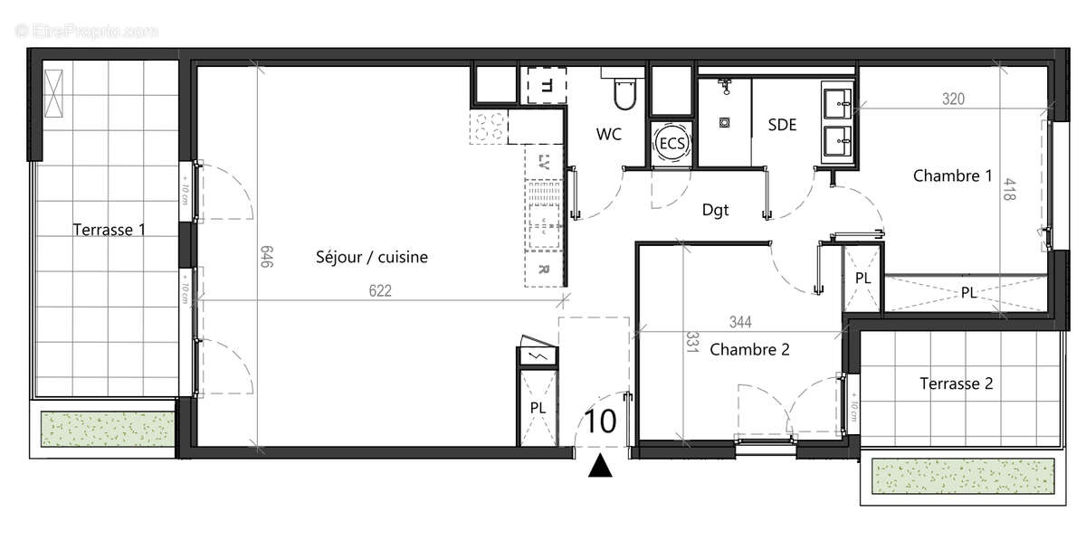 Appartement à TOULOUSE