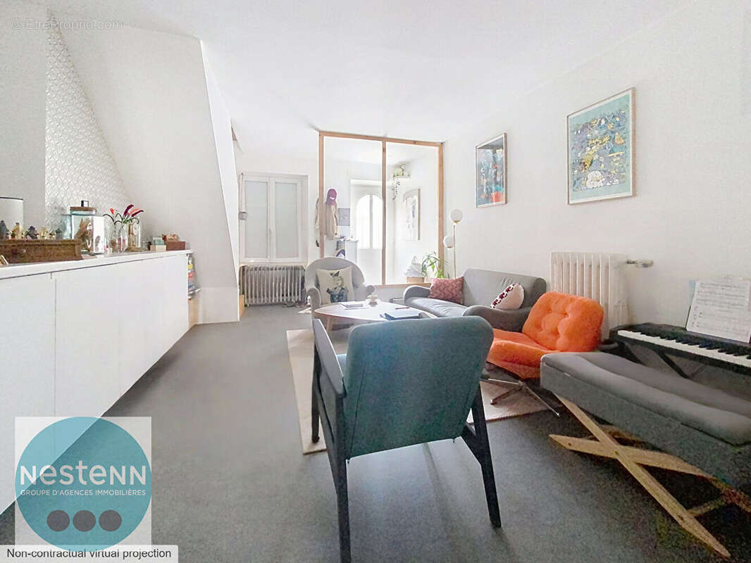 Maison de ville des années 30 rénovée en 2017 - 4 pièces ? Saint-Marceau / Cigogne Orléans 110 m2 et sa cour privée sans vis à v - photo 3