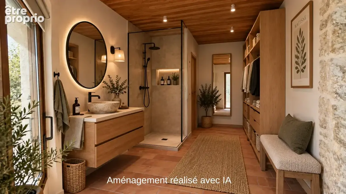 À 10 min d’Uzès, maison de village à réinventer avec terrasse panoramique - photo 14