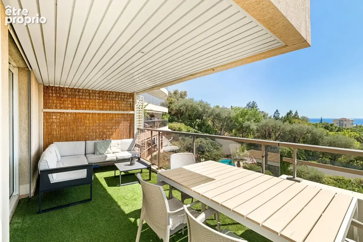 Nice Corniche Fleurie 3 pièces d’angle de 81 m², terrasse 41 m² et vue mer panoramique - photo 4