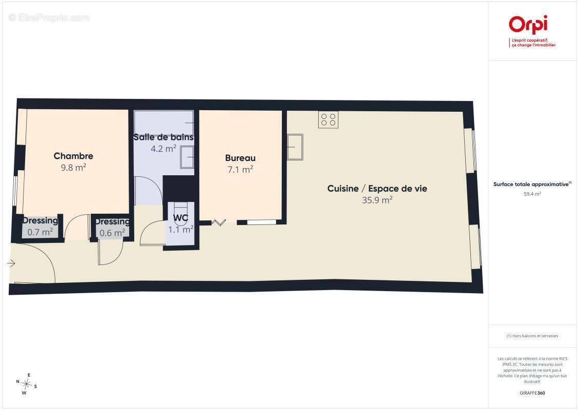 CHAMBÉRY - Appartement T2 bis - 58,23 m² Carrez - photo 13